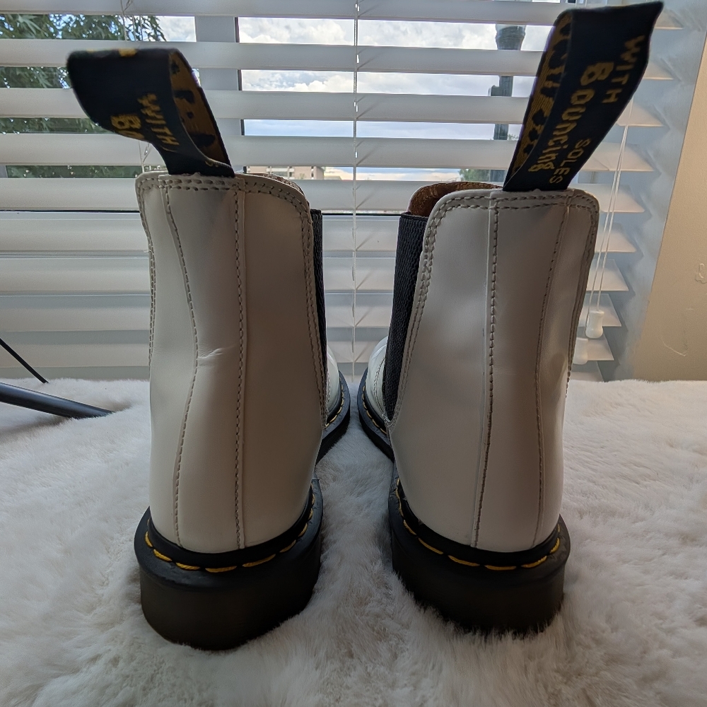 Dr. Martens 2976 Bex Chelsea Boots White | Men’s 8 / Women’s 9 | Platform Sole - Picture 7 of 16